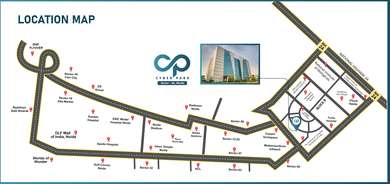 Bhutani Cyber park location map